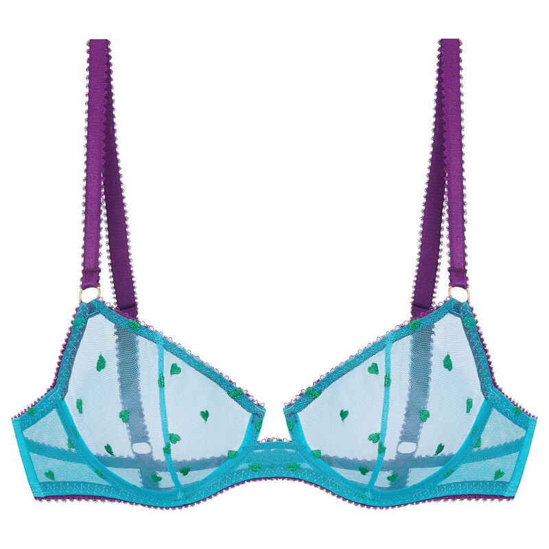 Dora Larsen Nelle Heart Embroidery Underwire Bra image number 3